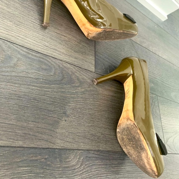 🤩🔥DOLCE&GABBANA Patent Green Pumps-AuthenticSz41 - Picture 8 of 8